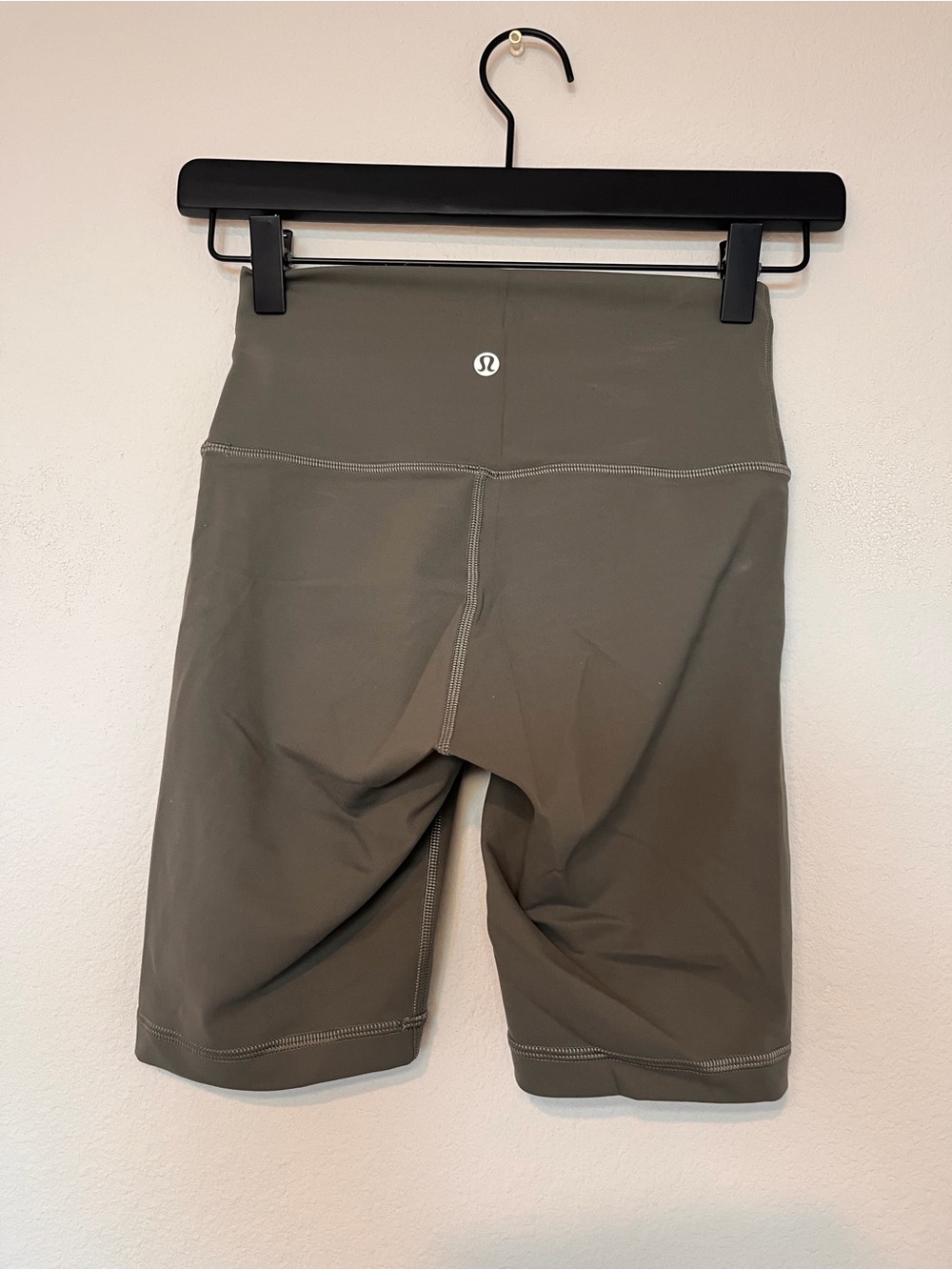 lululemon athletica High-Rise Olive Green Bike Shorts